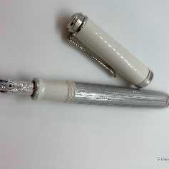 Pelikan M405 Silber-Weiß
